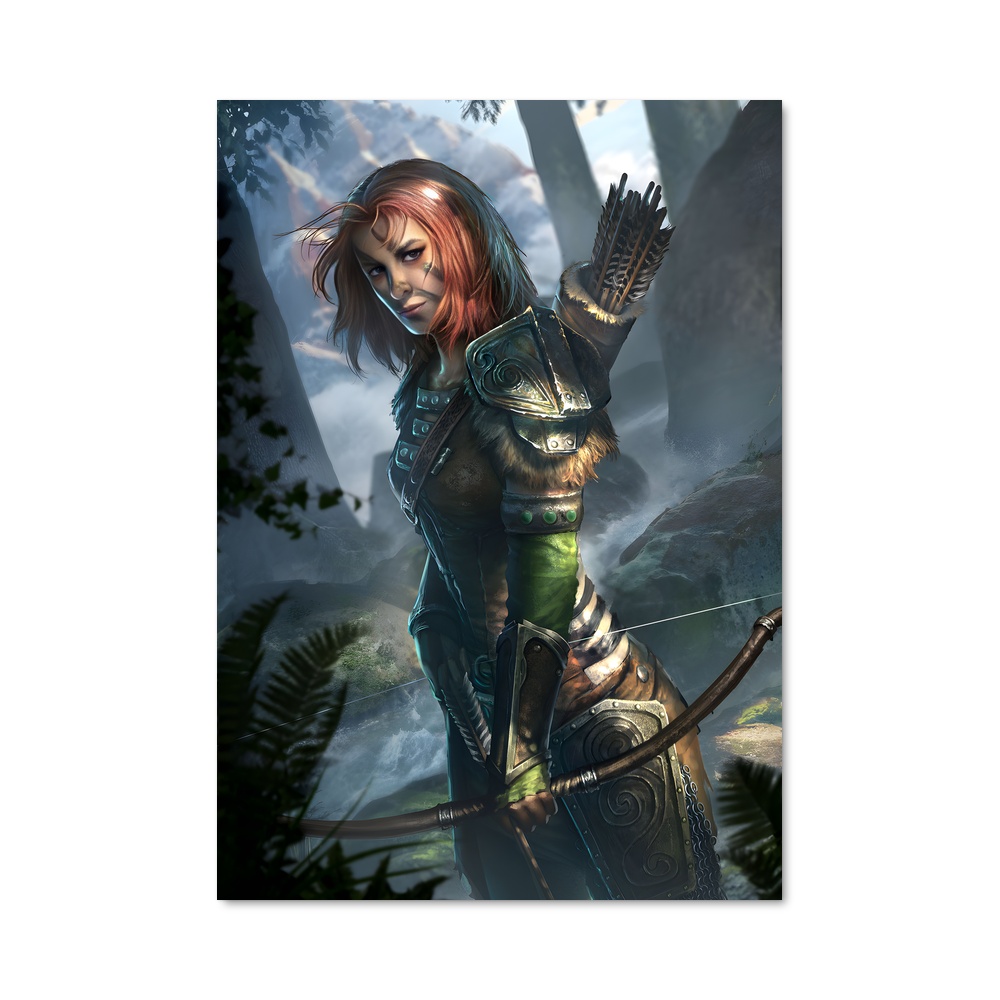 Poster Aela, Archère Éternelle – affiche Skyrim